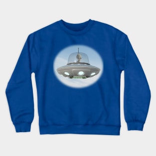 Taylock In His UFO Crewneck Sweatshirt